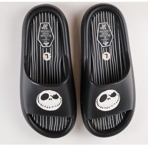 Ground Up Disney Nightmare Before Christmas Jack Skellington Slides Black L NWT